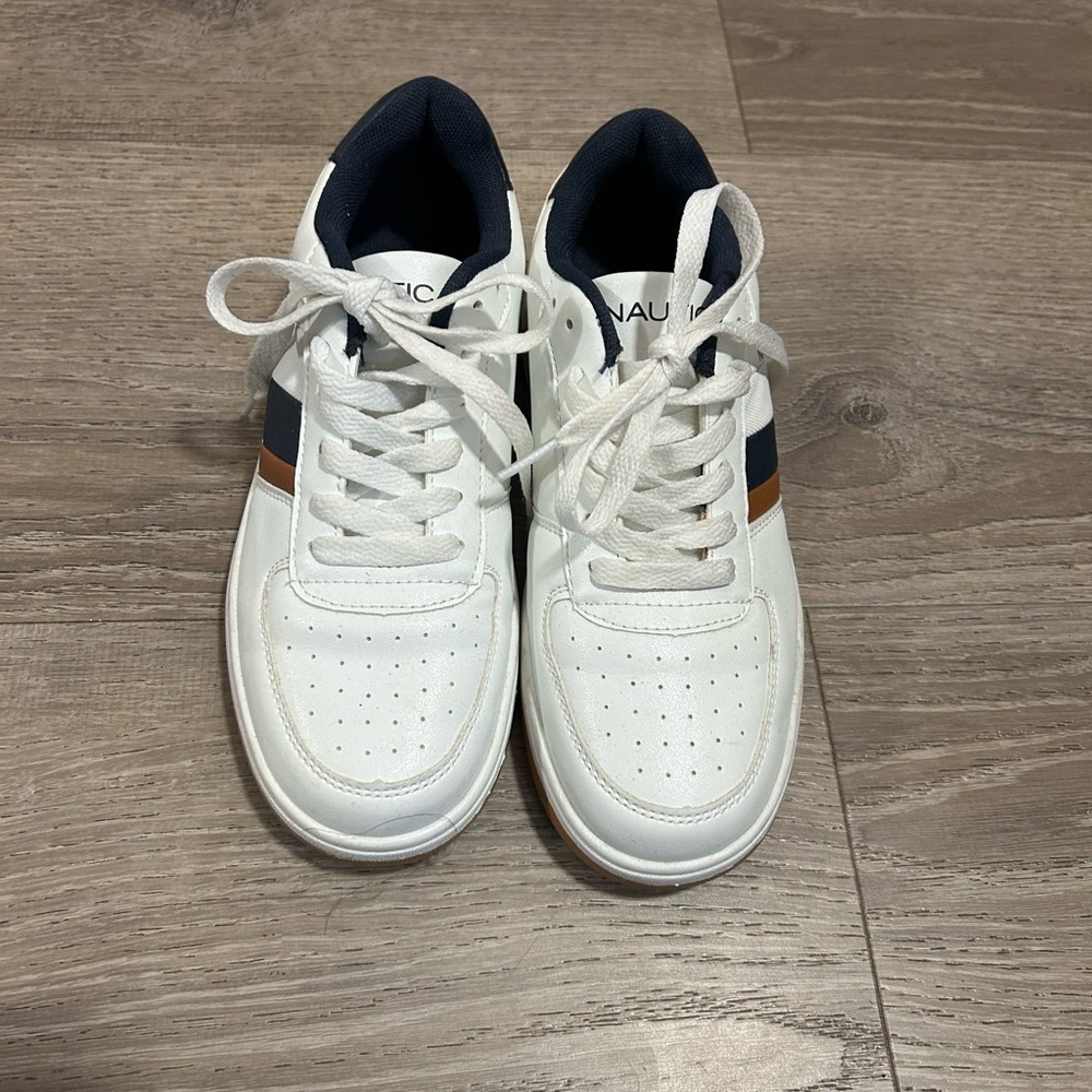 Nautica Navy and White Casual Shoes